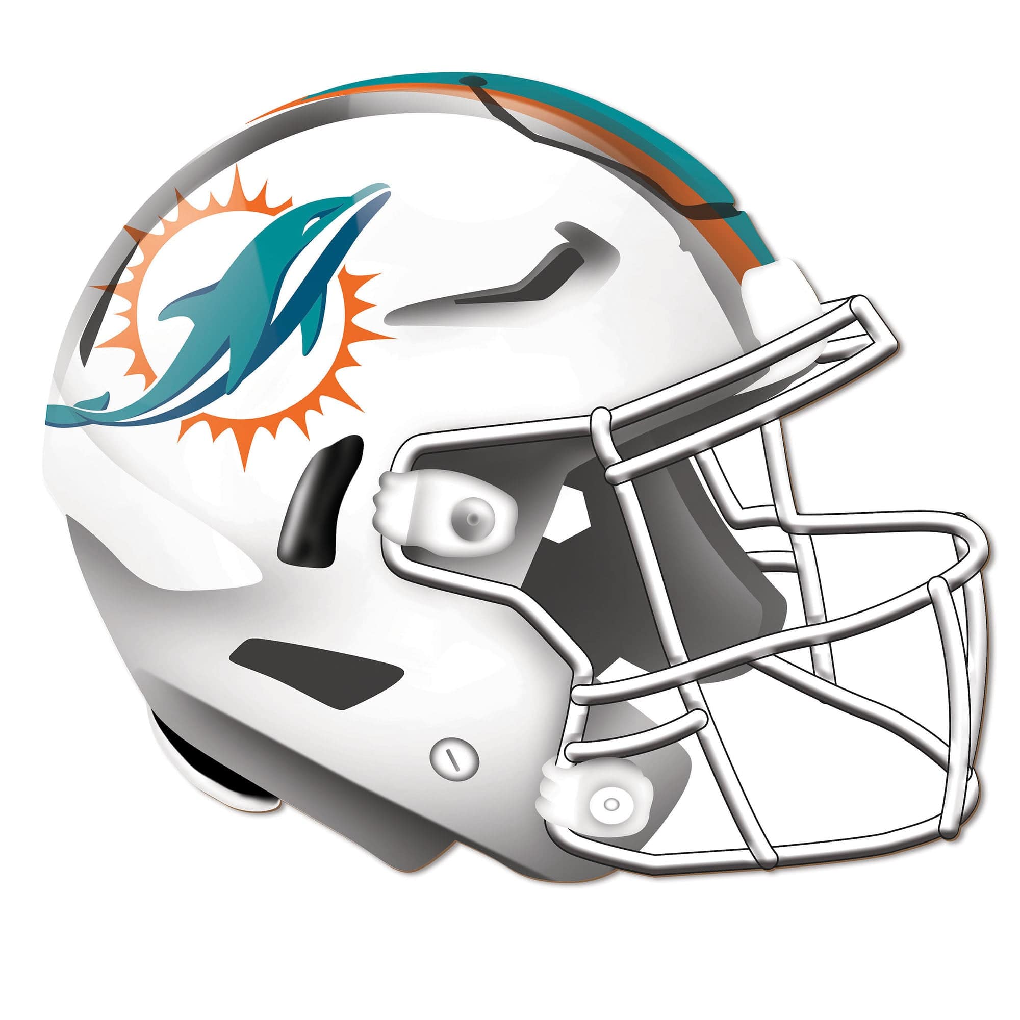Miami Dolphins Helmet Cutout 24in