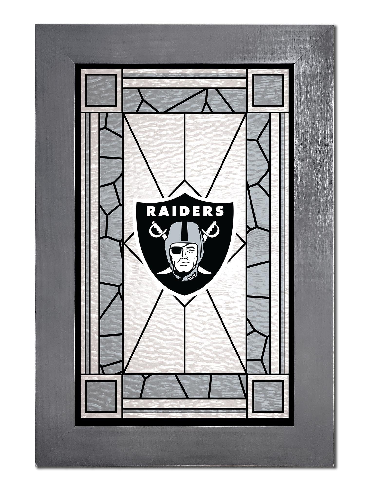 Las Vegas Raiders Stained Glass 11x19 – Fan Creations GA