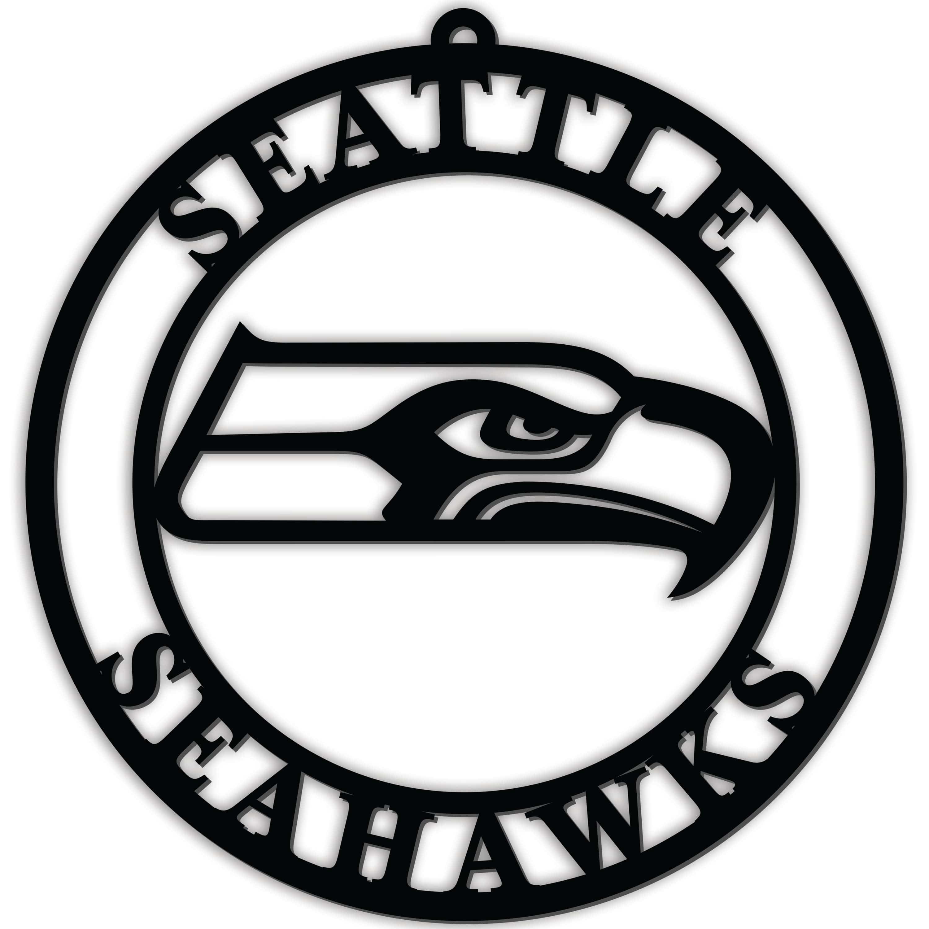 Seattle Seahawks Pumpkin Stencil