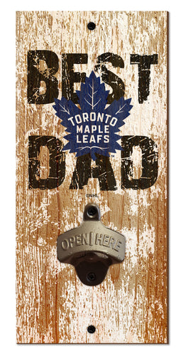 Fan Creations Home Decor Toronto Maple Leafs  Best Dad Bottle Opener