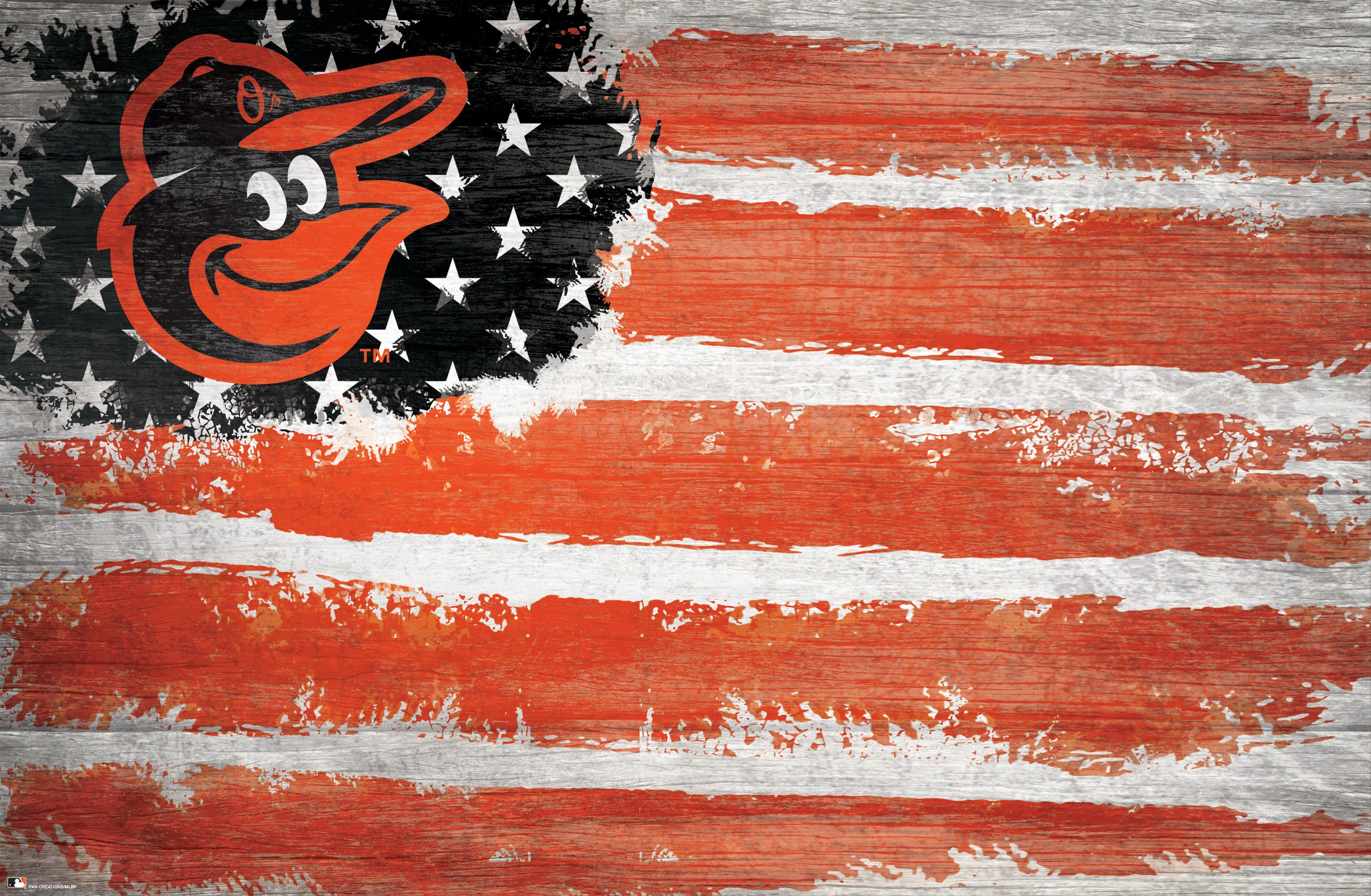 Baltimore Orioles Flag 17x26 – Fan Creations GA