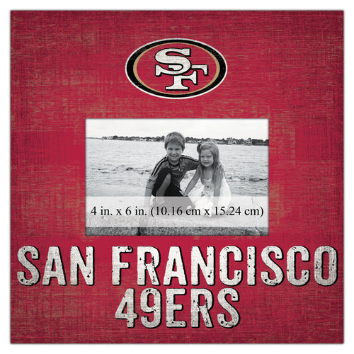 Fan Creations Home Decor San Francisco 49ers  Team Name 10x10 Frame