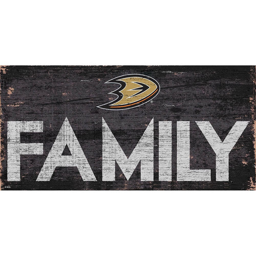 Fan Creations 6x12 Vertical Anaheim Ducks Family 6x12