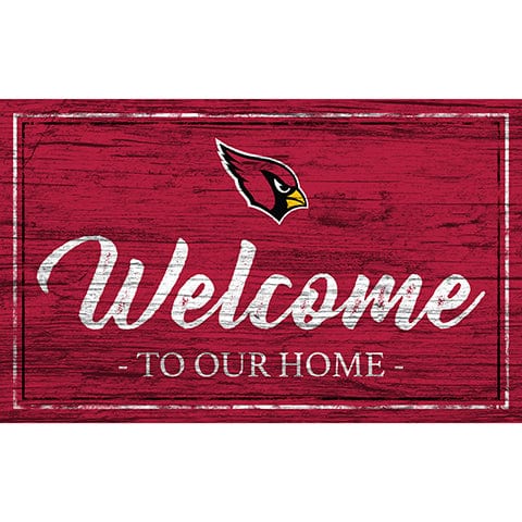 Fan Creations 11x19 Arizona Cardinals Team Color Welcome 11x19 Sign