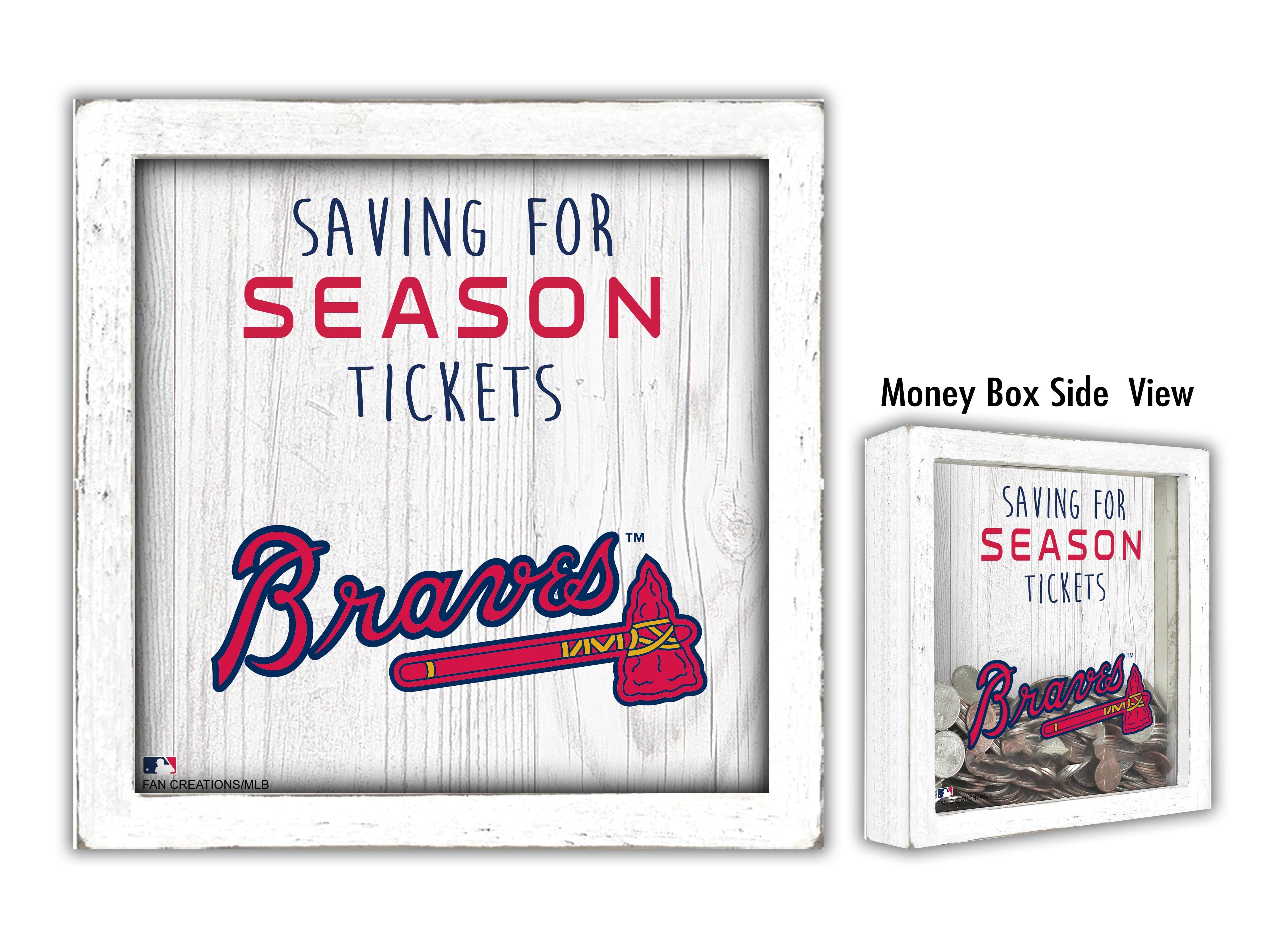 Atlanta Braves Saving For Tickets Money Box – Fan Creations GA
