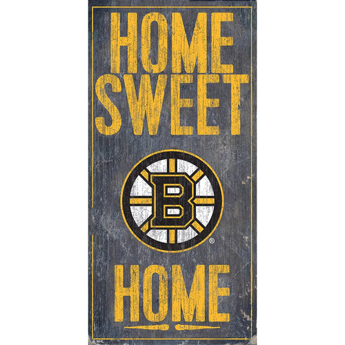 Fan Creations 6x12 Vertical Boston Bruins Home Sweet Home 6x12