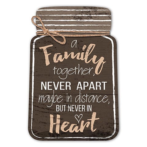 Load image into Gallery viewer, Fan Creations 12&quot; Wall Art Religious Brown A Family Together 12&quot; Jar Cut Out
