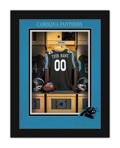 Fan Creations Wall Decor Carolina Panthers Locker Room Single Jersey 12x16