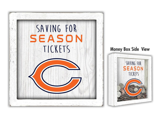 Fan Creations Desktop Stand Chicago Bears Saving For Tickets Money Box