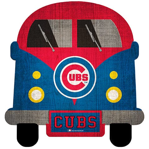 Fan Creations Team Bus Chicago Cubs 12" Team Bus Sign