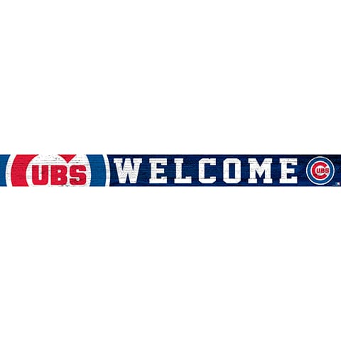 Fan Creations Strips Chicago Cubs 16in. Welcome Strip