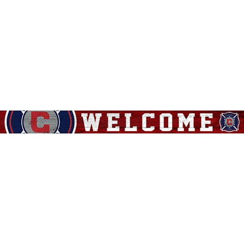 Fan Creations Strips Chicago Fire 16in. Welcome Strip
