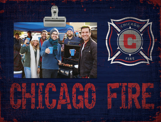 Fan Creations Desktop Stand Chicago Fire Team Clip Frame