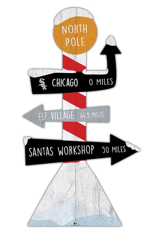 Fan Creations Holiday Home Decor Chicago White Sox Directional North Pole