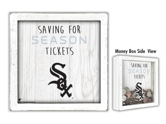 Fan Creations Desktop Stand Chicago White Sox Saving For Tickets Money Box