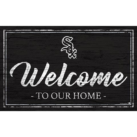 Fan Creations 11x19 Chicago White Sox Team Color Welcome 11x19 Sign