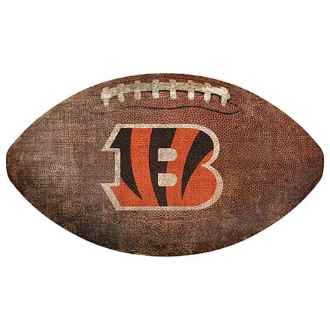 Fan Creations 12" Wall Art Cincinnati Bengals 12" Football Shaped Sign