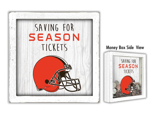 Fan Creations Desktop Stand Cleveland Browns Saving For Tickets Money Box