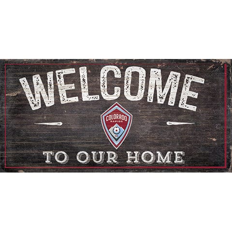 Fan Creations 6x12 Horizontal Colorado Rapids Welcome Sign