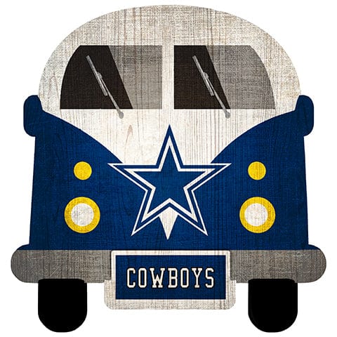 Fan Creations Team Bus Dallas Cowboys 12" Team Bus Sign