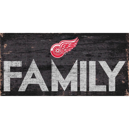 Fan Creations 6x12 Vertical Detroit Red Wings Family 6x12