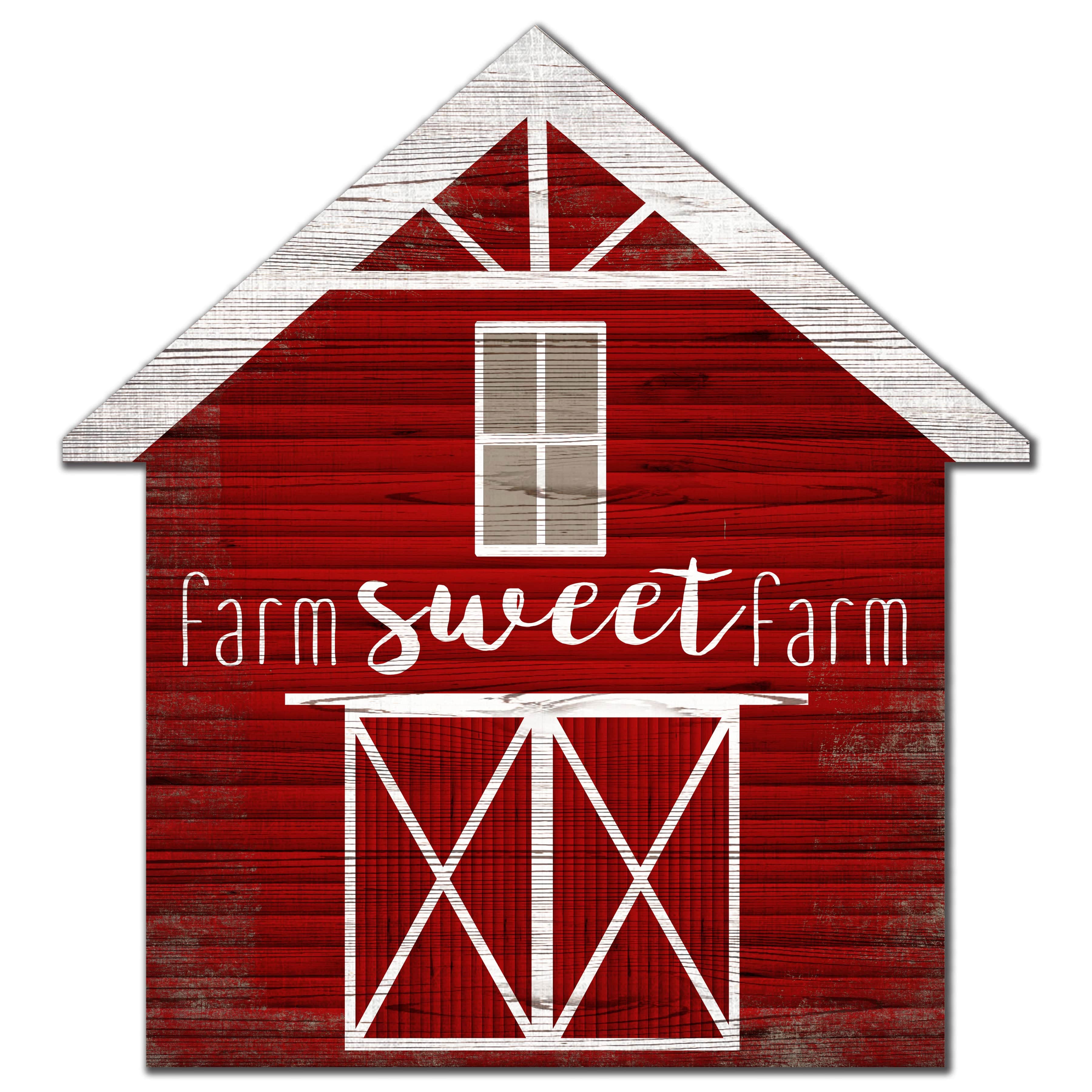Farm Sweet Farm 12" Cut Out Fan Creations GA