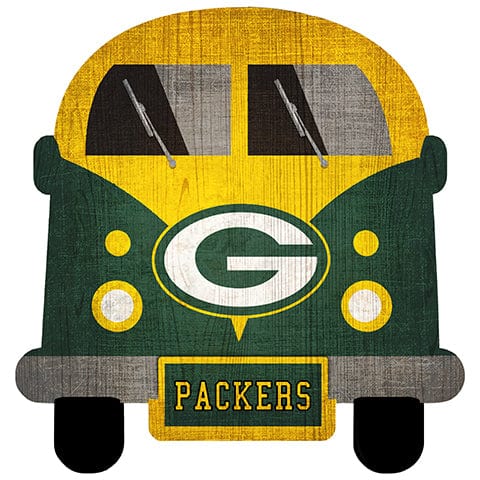 Fan Creations Team Bus Green Bay Packers 12" Team Bus Sign
