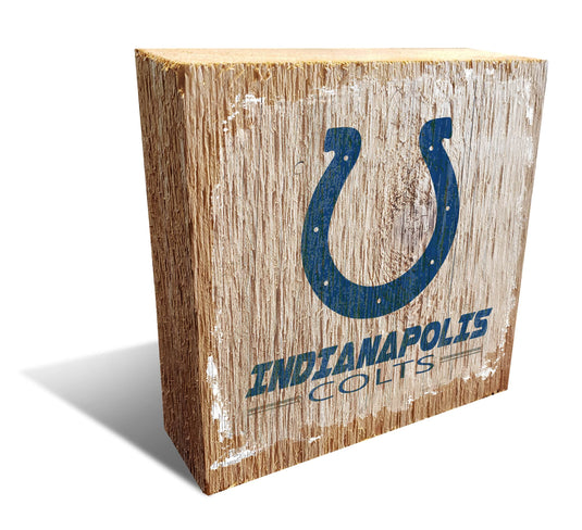 Fan Creations Desktop Stand Indianapolis Colts Team Logo Block