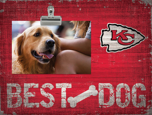Fan Creations Desktop Stand Kansas City Chiefs Best Dog Clip Frame