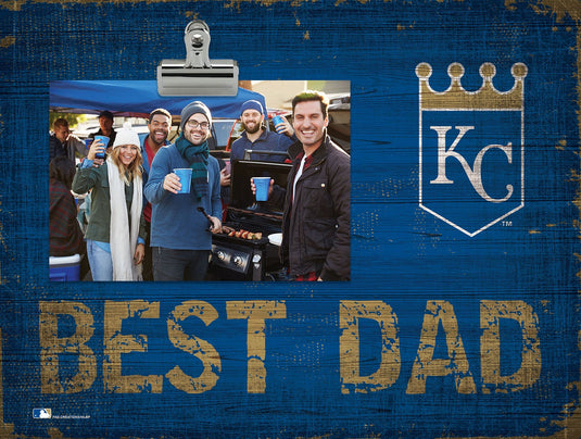 Fan Creations Desktop Stand Kansas City Royals Best Dad Clip Frame