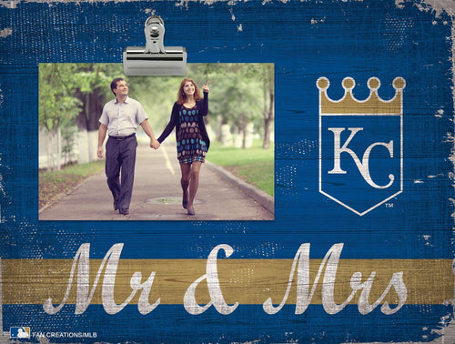 Fan Creations Desktop Stand Kansas City Royals Mr & Mrs Clip Frame