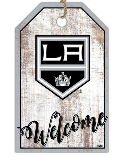 Fan Creations Holiday Home Decor LA Kings Welcome 11x19 Tag