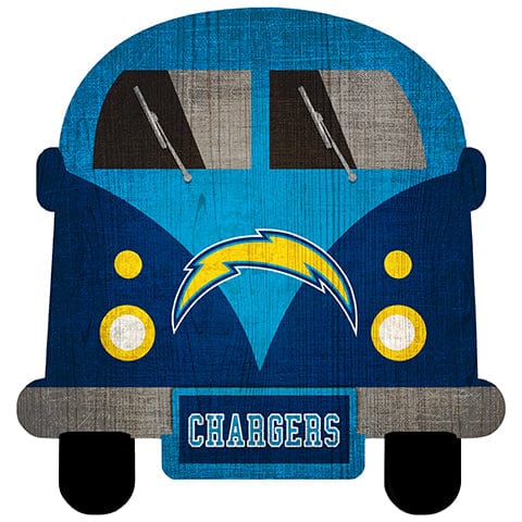 Fan Creations Team Bus Los Angeles Chargers 12" Team Bus Sign