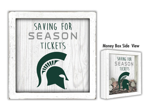 Fan Creations Desktop Stand Michigan State Saving For Tickets Money Box