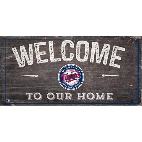 Fan Creations 6x12 Horizontal Minnesota Twins Welcome Home Sign