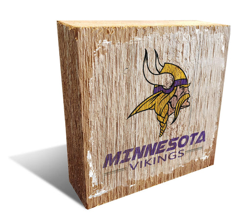 Fan Creations Desktop Stand Minnesota Vikings Team Logo Block