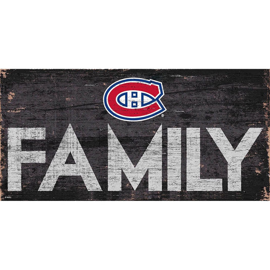 Fan Creations 6x12 Vertical Montreal Canadiens Family 6x12