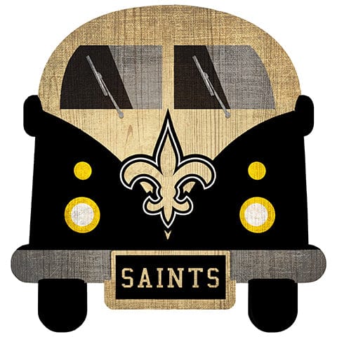 Fan Creations Team Bus New Orleans Saints 12" Team Bus Sign