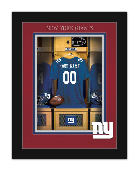 Fan Creations Wall Decor New York Giants Locker Room Single Jersey 12x16
