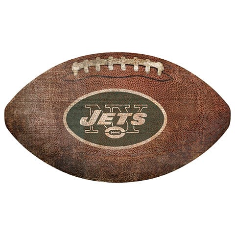 Fan Creations 12" Wall Art New York Jets 12" Football Shaped Sign