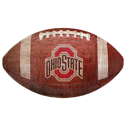 Fan Creations 12" Wall Art Ohio State University 12" Football Shaped Sign