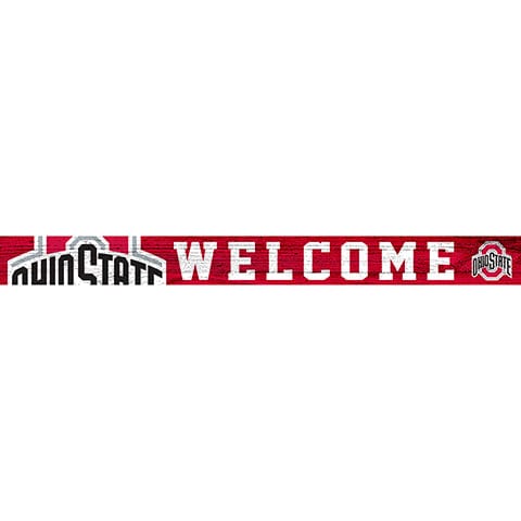 Fan Creations Strips Ohio State University 16in. Welcome Strip