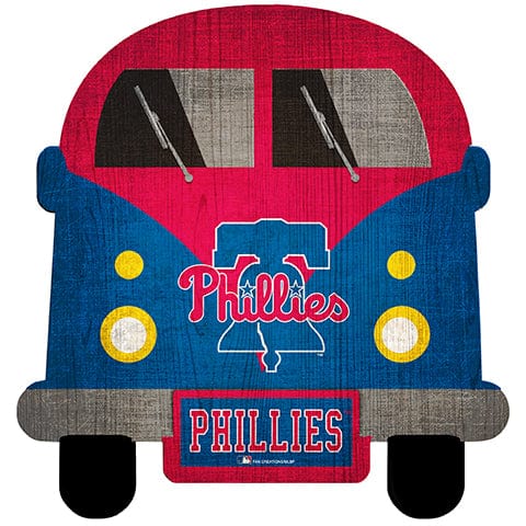 Fan Creations Team Bus Philadelphia Phillies 12" Team Bus Sign