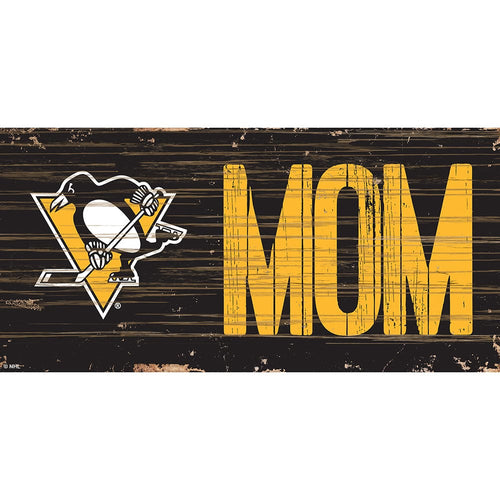 Fan Creations 6x12 Horizontal Pittsburgh Penguins MOM 6x12 Sign