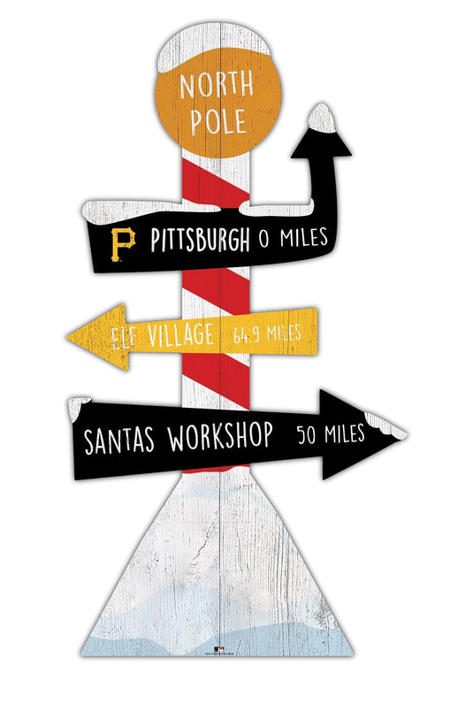 Fan Creations Holiday Home Decor Pittsburgh Pirates Directional North Pole