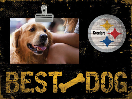 Fan Creations Desktop Stand Pittsburgh Steelers Best Dog Clip Frame
