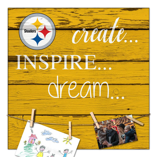Fan Creations Desktop Stand Pittsburgh Steelers Create Dream Inspire 18x18