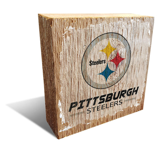 Fan Creations Desktop Stand Pittsburgh Steelers Team Logo Block