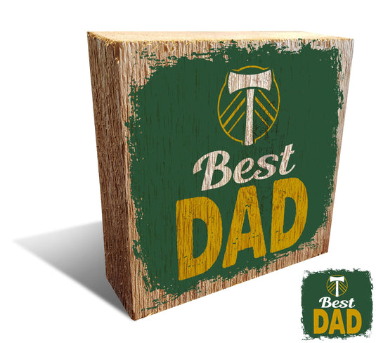 Fan Creations Desktop Stand Portland Timbers Best Dad Block