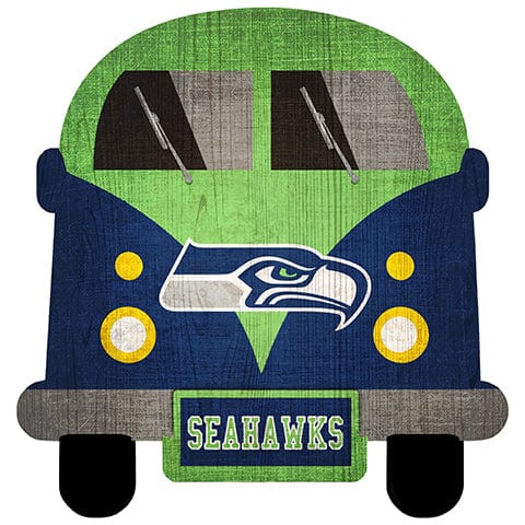 Fan Creations Team Bus Seattle Seahawks 12" Team Bus Sign